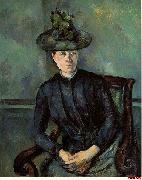 Femme au Chapeau Vert Paul Cezanne
